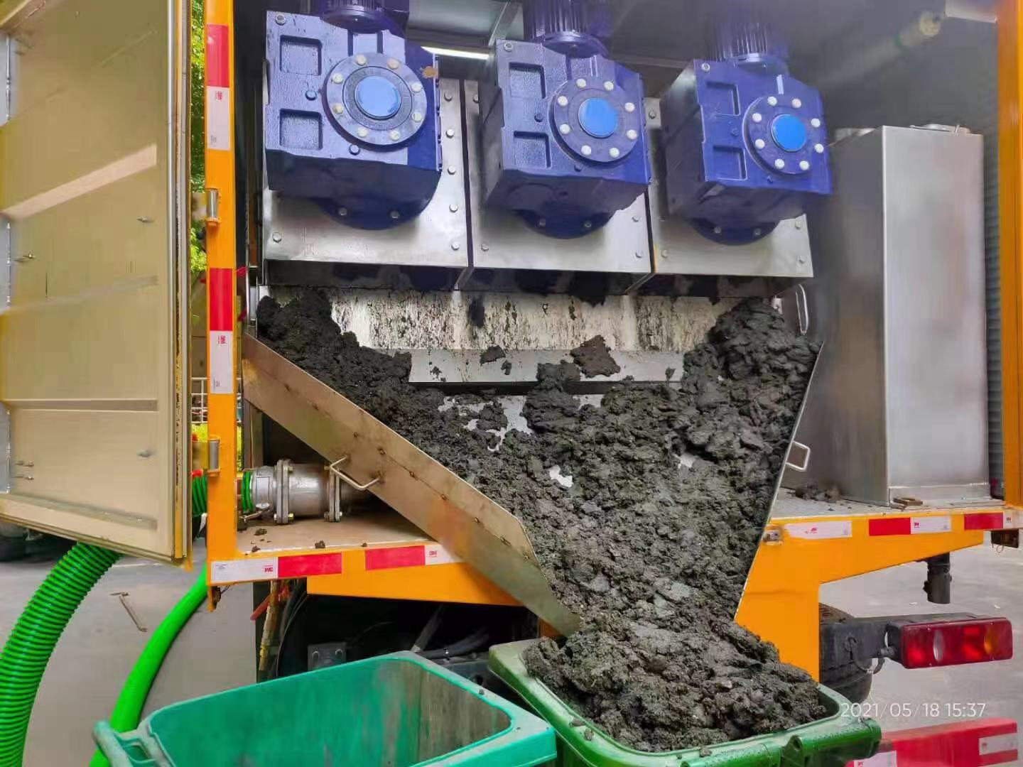 永清化粪池清掏城市维护站-泥浆净化干湿分离处理